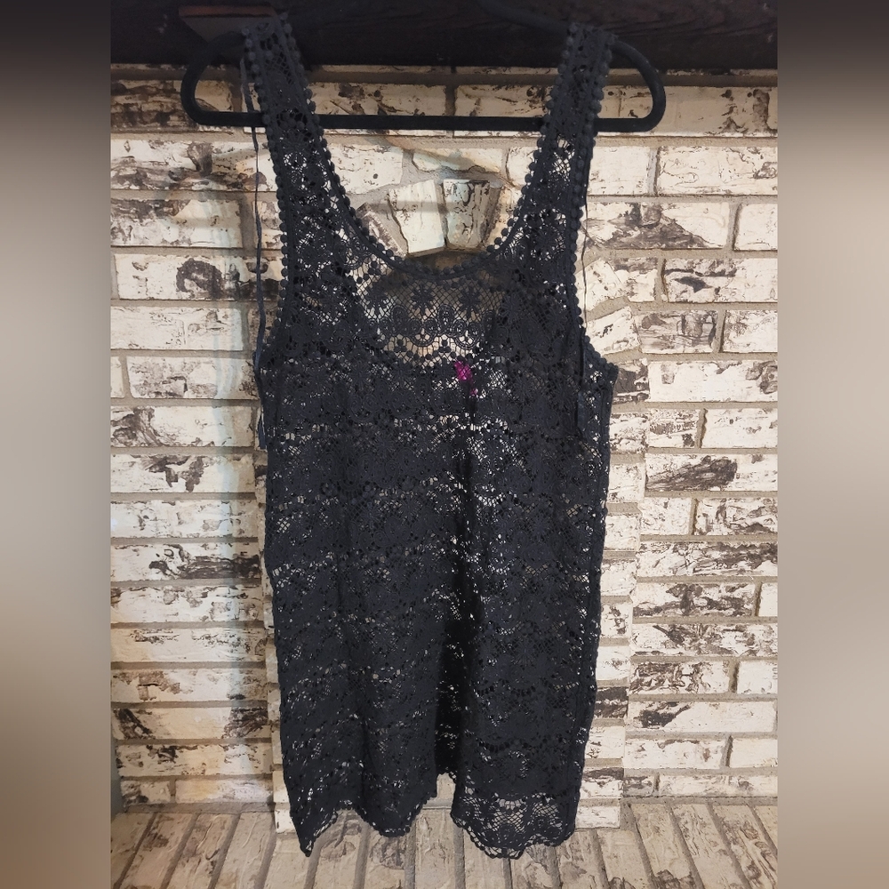 Victoria's Secret Lace Knit Dress Coverup M